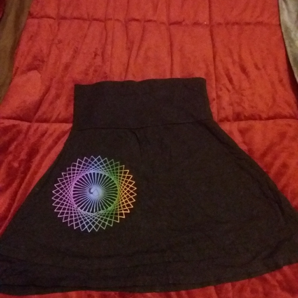 Sacred geometry skater skirt medium